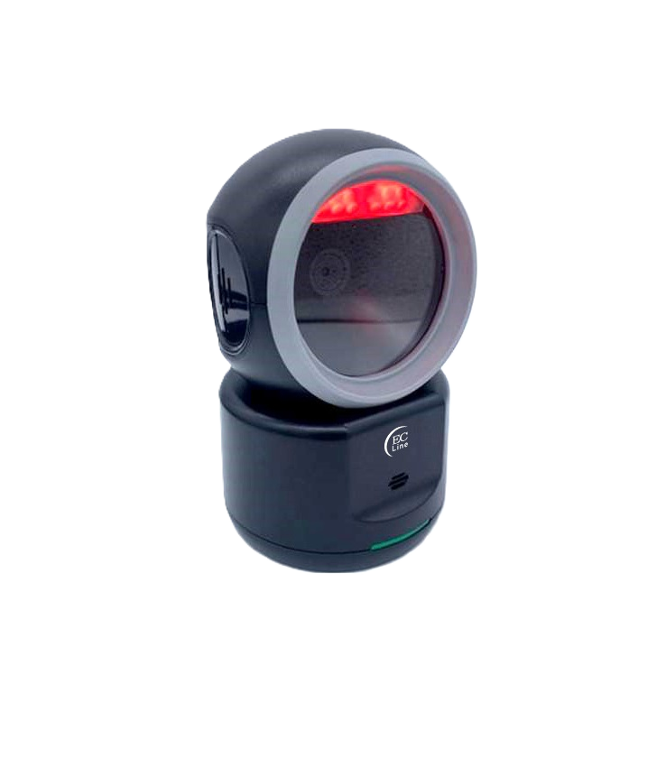 Lector De Codigo De Barras Ec Line Ec-2600-2d, Negro, Cmos, Led, 1d, 2d, Usb, 300 Lecturas Por Segundo, Omnidireccional