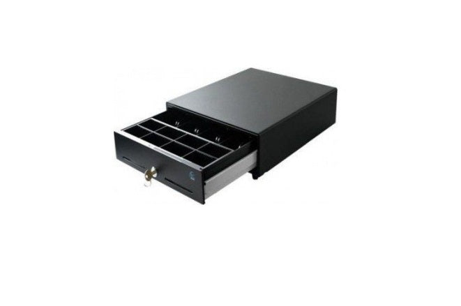 Cajon De Dinero Ec Line Junior Ec-g5100-ii, Negro, Compartimentos 4 Billetes - 8 Monedas