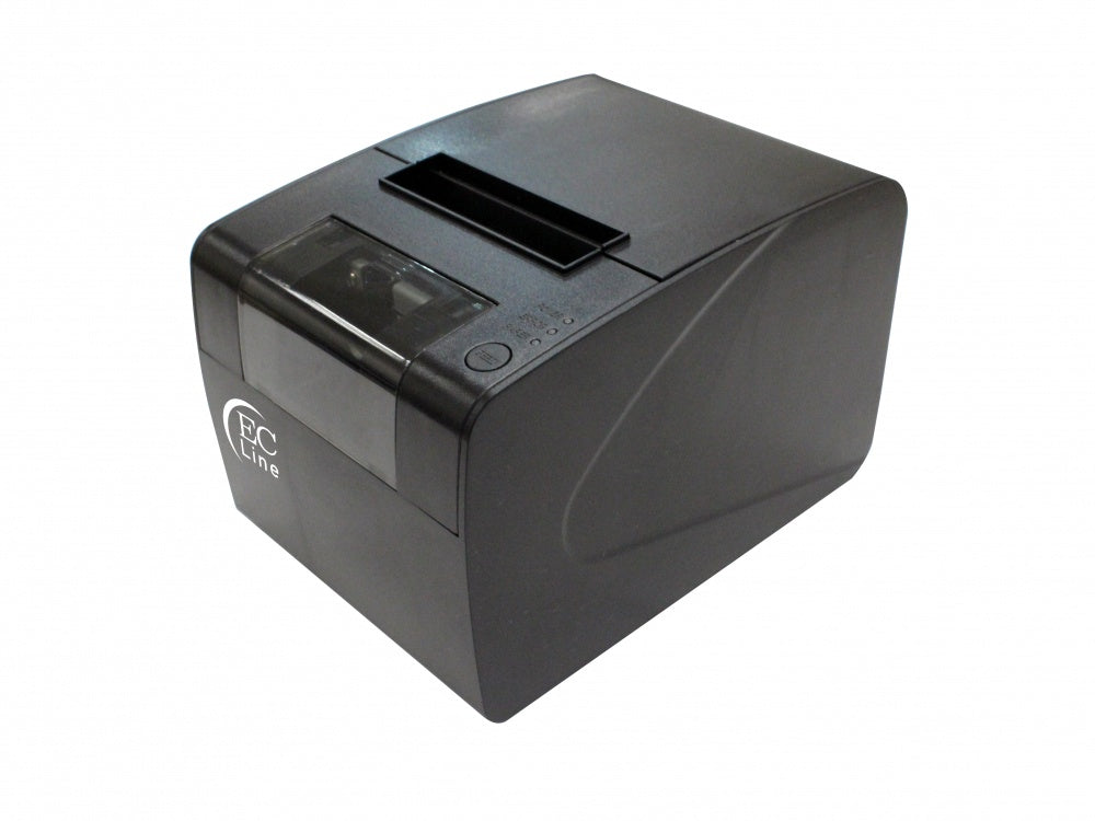 Miniprinter Ec Line Ec-pm-80250, Negro, Termica, 80 Mm, Usb, Serial, Ethernet (red), Rj11, Corte Automatico, 250 Mm/seg