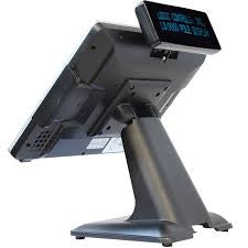 Display Secundario Ec Line Ec-vp-vfd, Negro, Pantalla 2 X 4 Pulgadas, Pantalla Flourecente,interfaz Usb,comando Esc