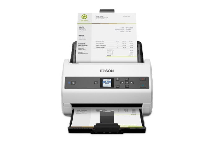 Escaner Epson Workforce Ds-870, 65 Ppm/130 Ipm, 600 Dpi, 30 Bits, Usb, Adf, Duplex