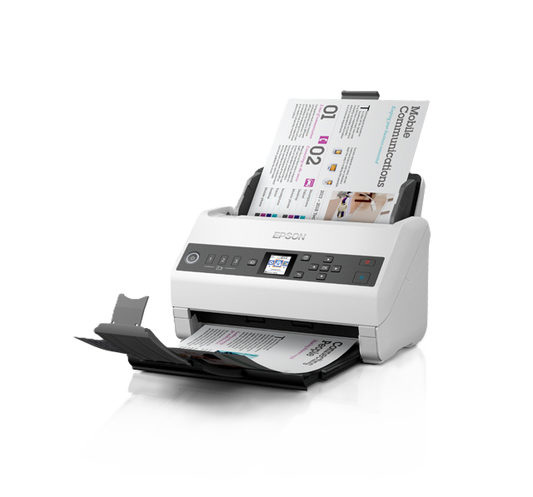 Escaner Epson Workforce Ds-730n, 40 Ppm/80 Ipm, 600 Dpi, Usb, Adf,