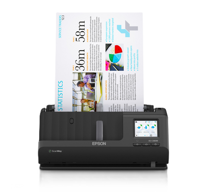 Escaner Epson Workforce Es-c380w, 30 Ppm / 60ipm, 600d Pi,1200 Dpi, Led Rgb, Usb, Wifi