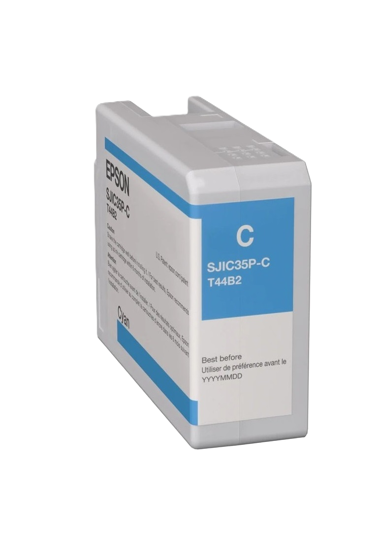 Cartucho Epson Modelo Sjic35p-c Cyan, Para Colorworks C6500 / C6000