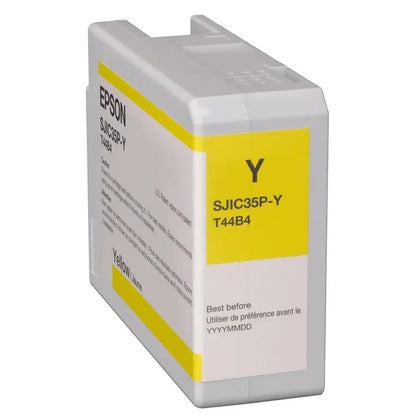 Cartucho Epson Sjic35p-y Amarillo, Para Colorworks C6500 / C6000
