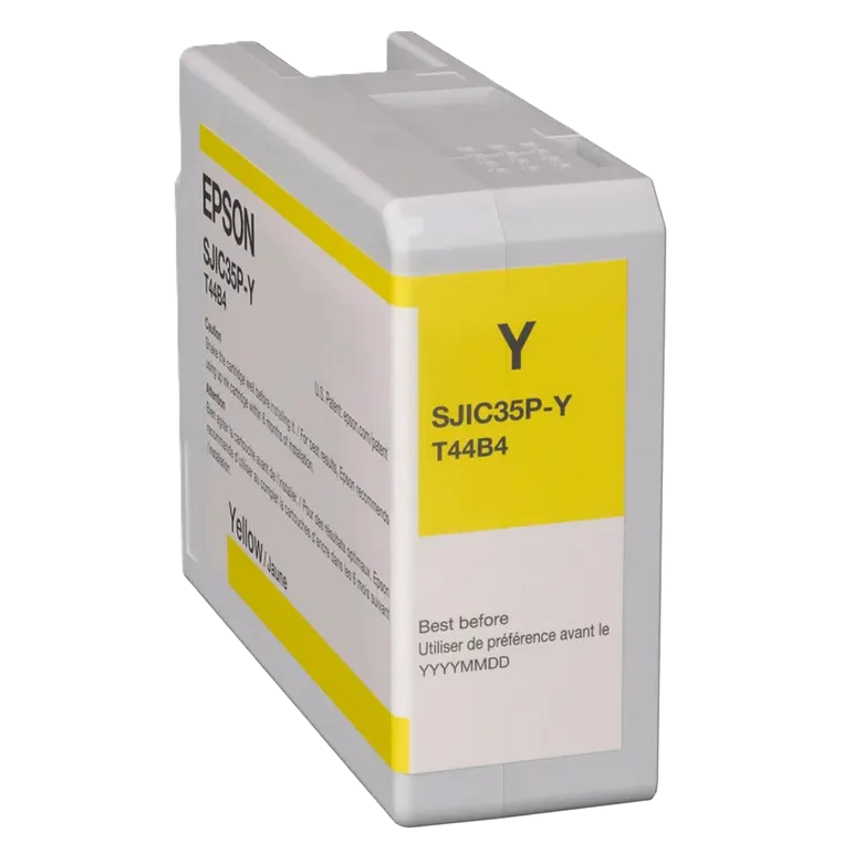 Cartucho Epson Sjic35p-y Amarillo, Para Colorworks C6500 / C6000