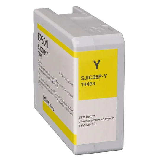 Cartucho Epson Sjic35p-y Amarillo, Para Colorworks C6500 / C6000