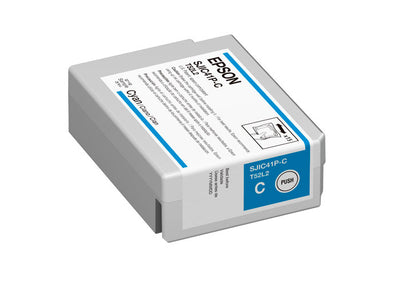 Cartucho Epson Modelo Sjic41p Cyan, Para Tm-c4000