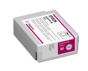 Cartucho Epson Modelo Sjic41p Magenta, Para Tm-c4000
