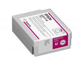 Cartucho Epson Modelo Sjic41p Magenta, Para Tm-c4000