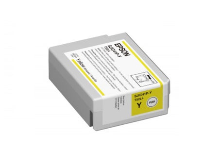 Cartucho Epson Modelo Sjic41p Amarillo, Para Tm-c4000