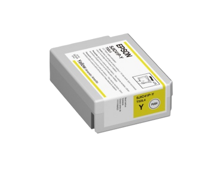 Cartucho Epson Modelo Sjic41p Amarillo, Para Tm-c4000
