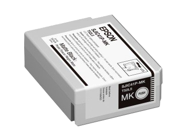 Cartucho Epson Modelo Sjic41p Negro Mate, Para Tm-c4000