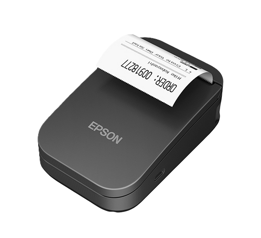 Miniprinter Epson Tm-p20ii,color Negra, Termica, 58 Mm - 60 Mm, Bluetooth, Mini Usb, Wifi, Bluetooth, Portatil, Mobilink,