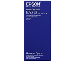 Cinta Epson Negra Para Miniprinters Erc-31b, M930/tm-930ii/tm-u950/tm-u925/tm-h5000/tm-590