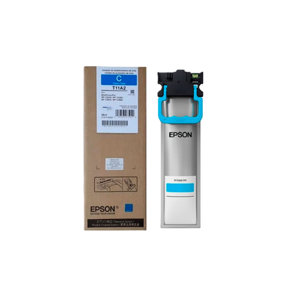 Bolsa De Tinta Epson T11a220-al Alto Rendimiento Cyan 39 Ml, Rendimiento 5,000 Impresiones, Costo Pp $0.19c