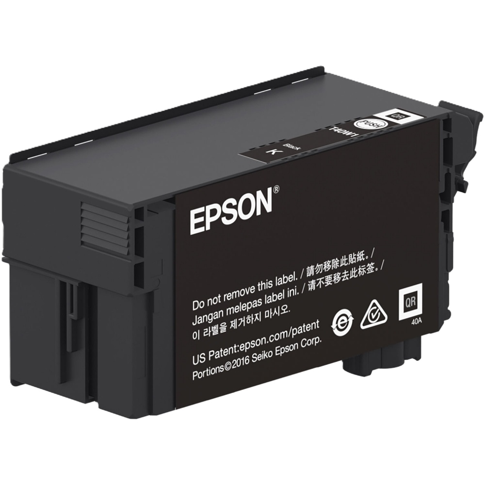 Cartucho Epson Modelo T40w Negro, Para Plotter T3170 80ml