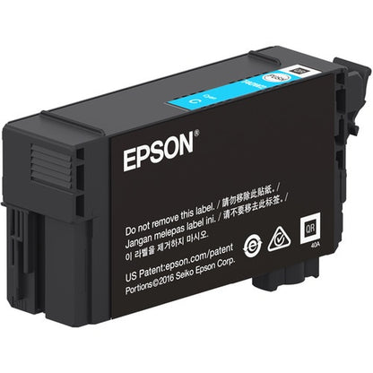 Cartucho Epson Modelo T40w Cyan, Para Plotter T3170 50 Ml