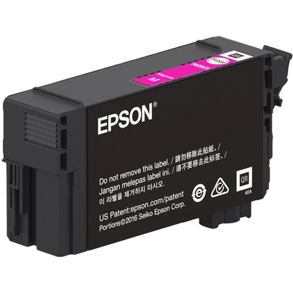 Cartucho Epson Modelo T40w Magenta, Para Plotter T3170 50 Ml