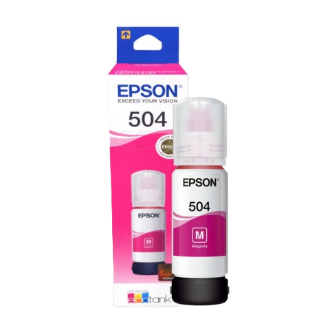 Cartucho Epson Modelo T504 Magenta, Para L4150, L4160, L6161, L6171, L6191