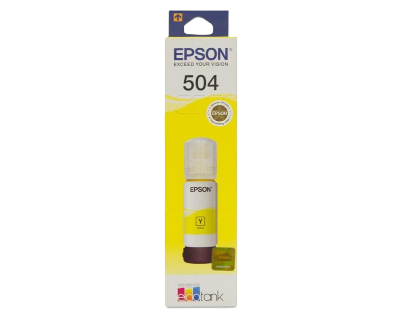 Cartucho Epson Modelo T504 Amarillo, Para L4150, L4160, L6161, L6171, L6191