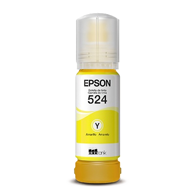 Cartucho Epson Modelo T524 Amarillo, Para L15150, Rendimiento De 7,500 Impresiones, Costo Pp $0.04c