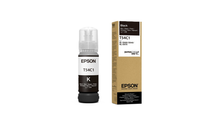Botella De Tinta Epson Modelo T54c Ultrachrome D6r-s Negro, Para Plotter D570 (70ml)