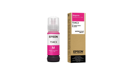 Botella De Tinta Epson Modelo T54c Ultrachrome D6r-s Magenta, Para Plotter D570 (70ml)