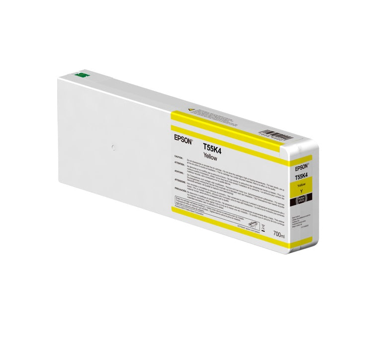 Cartucho Epson Modelo T55k Ultrachrome Hd / Hdx Amarillo, Para Plotter P6000/ P7000/ P8000/ P9000 700 Ml