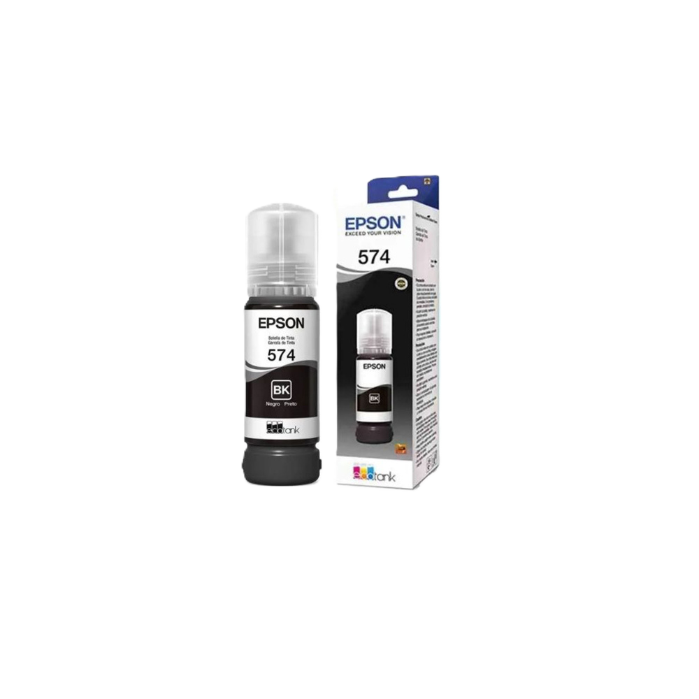 Botella De Tinta Epson Modelo T574 Negro Para L8050