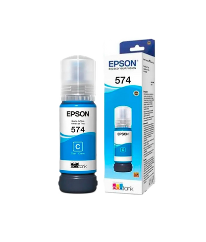 Botella De Tinta Epson Modelo T574 Cyan  Para L8050