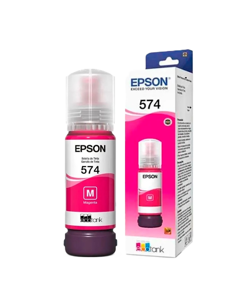 Botella De Tinta Epson Modelo T574 Magenta Para L8050