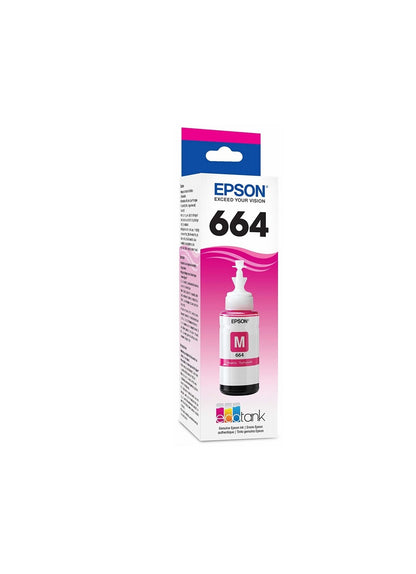 Cartucho Epson Modelo 664 Magenta, Para L110, L200, L210, L350, L355, L555, L300, L1300