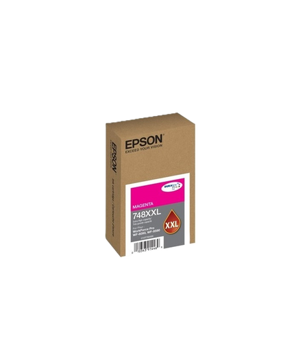 Cartucho Epson Modelo T748xxl Magenta, Para Wf-6090, Wf-6590, Alta Capacidad, Rendimeinto De 7,000 Impresiones, Costo Pp $0.18c