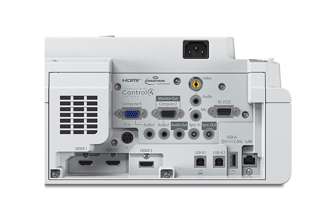 Videoproyector Epson Laser Interactivo De Tiro Ultra Corto Brightlink 770fi 4100 Lumenes No Incluye Soporte