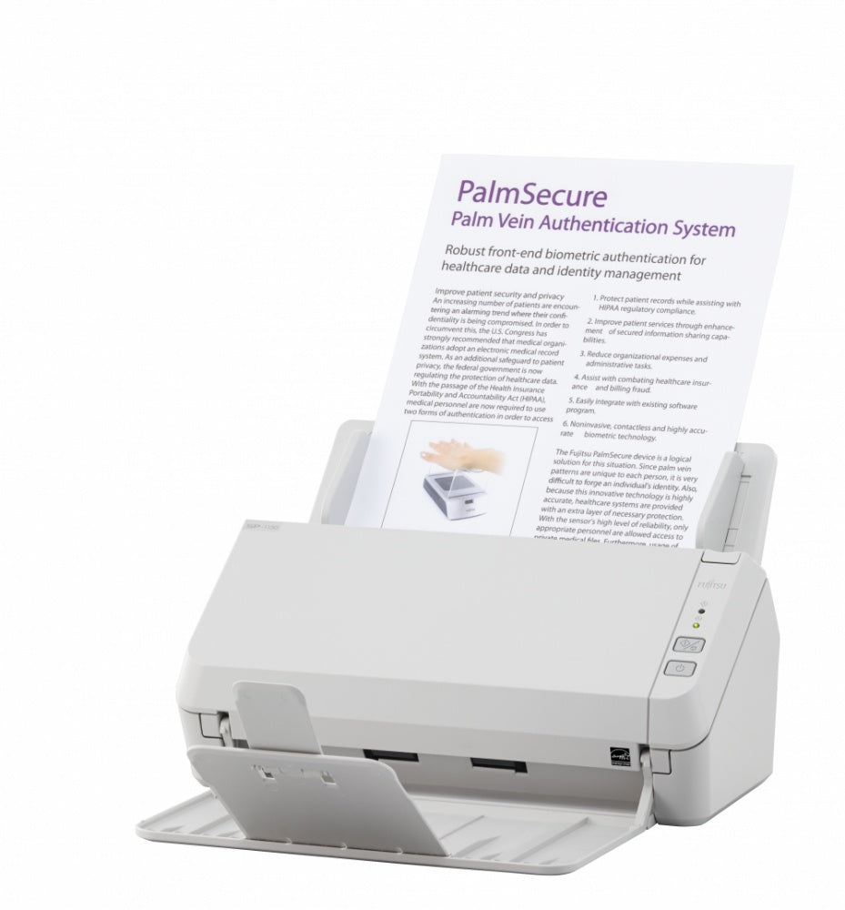 Escaner Fujitsu Sp-1130n, 30 Ppm/60 Ipm, 600 Dpi, 24 Bits, Usb, Duplex, Adf, Ethernet (red)