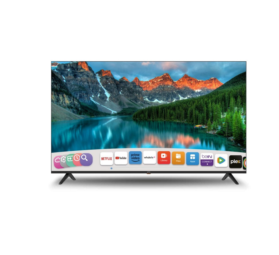 Television Smart Ghia Whale Tv 75 Pulg Uhd 4k Wifi, Rj45,3 Hdmi,2 Usb, Rca, Aux 3.5mm, Optico, Dolby Audio