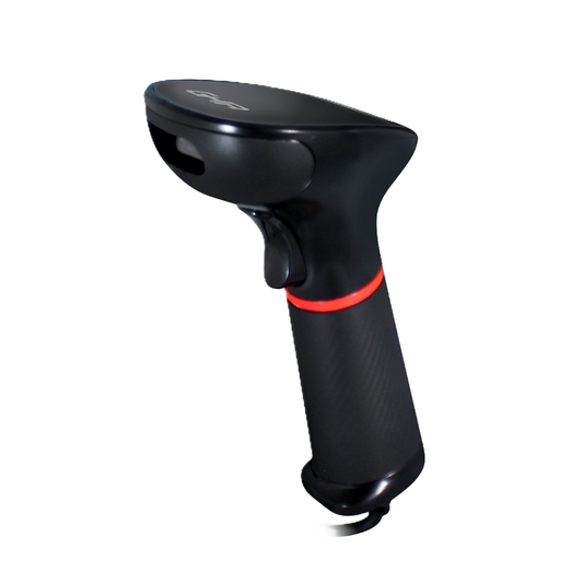 Lector De Codigos De Barras Ghia Gsw2 / Inalambrico / 2d / Led Rojo Y Blanco / Bluetooth / Usb / Base De Carga / Qr / Negro