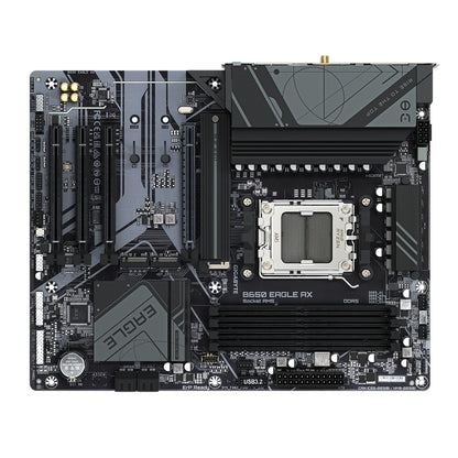 Tarjeta Madre Bigabyte B650 Eagle Ax S-am5 / 4x Ddr5 7600 Oc / Dp / Hdmi / Wifi / Bt / Pcie 4.0/ Atx / Gama Media