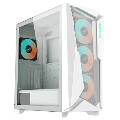 Gabinete Gaming Gigabyte C301gw / Media Torre / Atx/micro Atx/mini Itx/ Blanco/ Sin Fuente/pc/gamer
