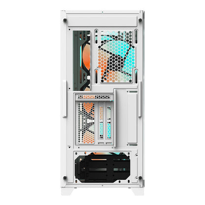 Gabinete Gaming Gigabyte C301gw / Media Torre / Atx/micro Atx/mini Itx/ Blanco/ Sin Fuente/pc/gamer
