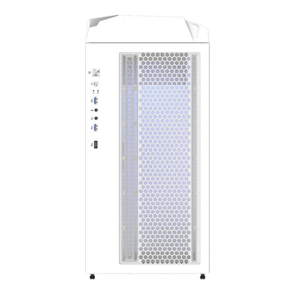 Gabinete Gaming Gigabyte C301gw / Media Torre / Atx/micro Atx/mini Itx/ Blanco/ Sin Fuente/pc/gamer