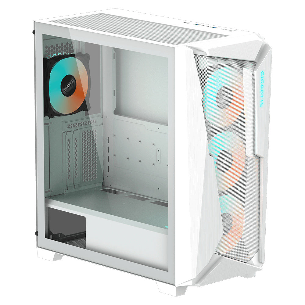 Gabinete Gaming Gigabyte C301gw / Media Torre / Atx/micro Atx/mini Itx/ Blanco/ Sin Fuente/pc/gamer