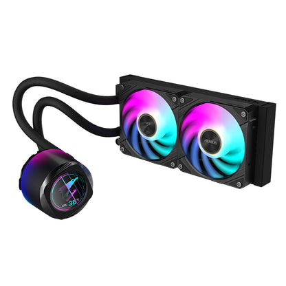 Disipador De Enfriamiento Liquido Gigabyte Gp-aorus Waterforce X Ii 240/240mm/ Socket 115x, 1200, 1700, 1851, Amd Tr4, Am5, Am4, Str5/s-1200/am4/am5/rgb
