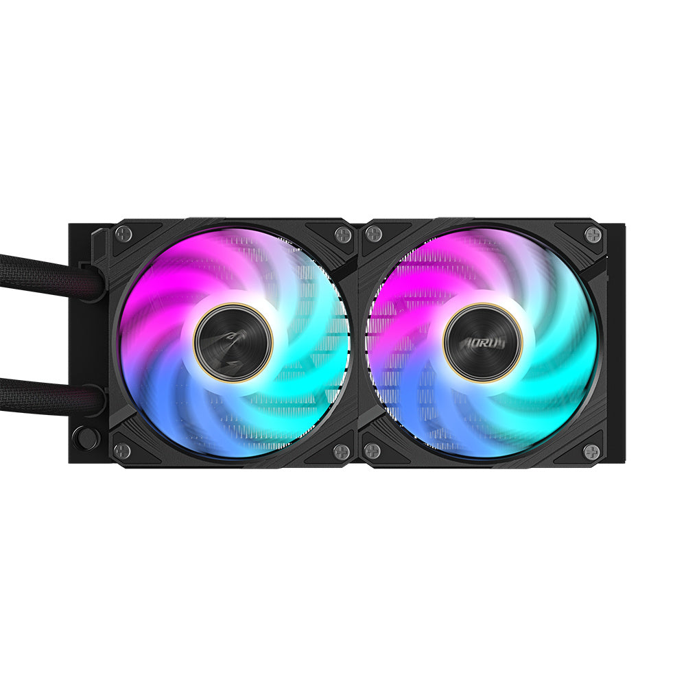 Disipador De Enfriamiento Liquido Gigabyte Gp-aorus Waterforce X Ii 240/240mm/ Socket 115x, 1200, 1700, 1851, Amd Tr4, Am5, Am4, Str5/s-1200/am4/am5/rgb