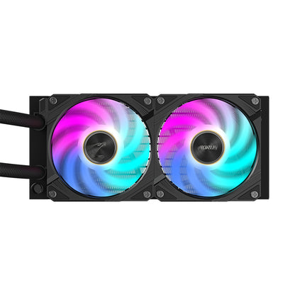 Disipador De Enfriamiento Liquido Gigabyte Gp-aorus Waterforce X Ii 240/240mm/ Socket 115x, 1200, 1700, 1851, Amd Tr4, Am5, Am4, Str5/s-1200/am4/am5/rgb