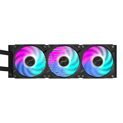 Disipador De Enfriamiento Liquido Gigabyte Gp-aorus Waterforce X Ii 360 / Intel 115x, 1200, 1700 / Amd Tr4, Am5, Am4, Str5 / 360mm / Color Negro