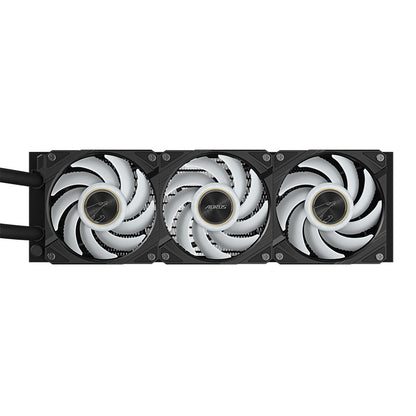 Disipador De Enfriamiento Liquido Gigabyte Gp-aorus Waterforce X Ii 360 / Intel 115x, 1200, 1700 / Amd Tr4, Am5, Am4, Str5 / 360mm / Color Negro