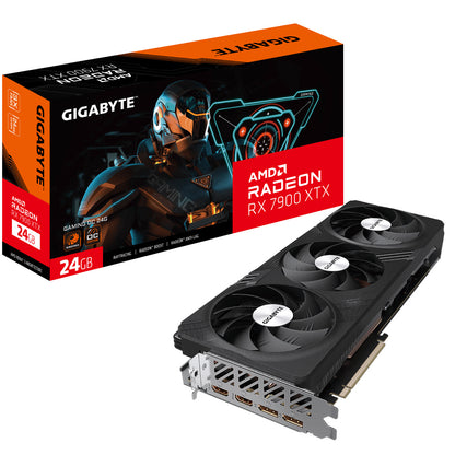 Tarjeta De Video Gigabyte Amd Radeon Rx 7900 Xtx/pcie X16 4.0/24gb/gddr6/2xdp/2xhdmi 2.1/gama Alta/gamer