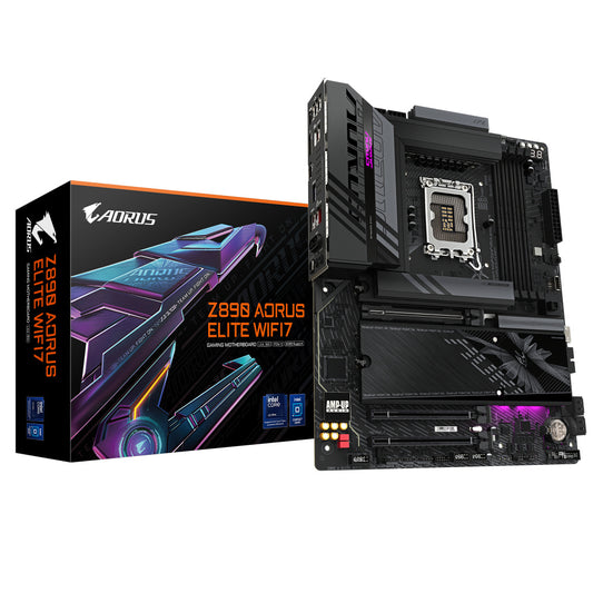 Tarjeta Madre Gigabyte Z890 A Elite Wifi7 / Ddr5 / Socket 1851 Intel Serie 2 / Wifi 7 / Bt / Gama Alta